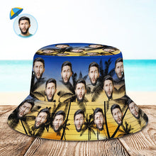 画像をギャラリービューアに読み込む, Custom Bucket Hat Unisex Outdoor Summer Cap Hiking Beach Sports Hats Gift for Lover Multiple Styles 的副本