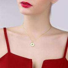 将图片加载到图库查看器,Longitude Latitude Necklace(弧形经纬度项链)