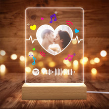 Load image into Gallery viewer, Spotify Code Color Light(木质底座)
