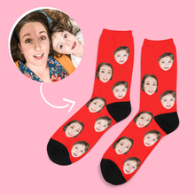 Load image into Gallery viewer, Custom Face Socks - Colorful
