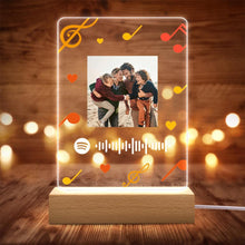 Load image into Gallery viewer, Spotify Code Color Light(木质底座)
