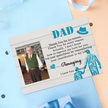 Load image into Gallery viewer, Custom Crochet Doll from Photo Handmade Look alike Dolls Gifts for Dad with Personalized Name Card

