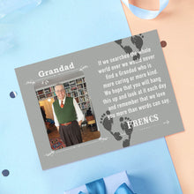Load image into Gallery viewer, Custom Crochet Doll from Photo Handmade Look alike Dolls Gifts for Grandad with Personalized Name Card

