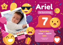 Load image into Gallery viewer, birthday-invitation-card（生日邀请卡 | 动态周岁）
