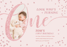 Load image into Gallery viewer, birthday-invitation-card（生日邀请卡 | 一周岁）
