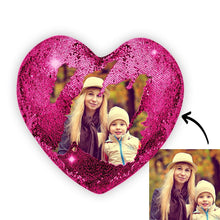 Load image into Gallery viewer, 定制设计器-心形亮片抱枕-CLP001A,CLP001B,CLP001C,CLP001D,CLP001E,CLP001F,CLP001G,CLP001H,CLP001I
