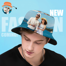 画像をギャラリービューアに読み込む, Custom Bucket Hat Unisex Outdoor Summer Cap Hiking Beach Sports Hats Gift for Lover Multiple Styles
