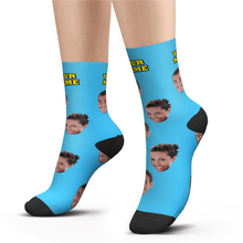 Load image into Gallery viewer, Custom Face Photo Colorful Socks
