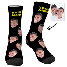 Load image into Gallery viewer, Custom Face Photo Colorful Socks

