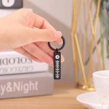 Load image into Gallery viewer, Scannable Spotify Code Keychain, Custom Music Song Keychains Black - soufeelus
