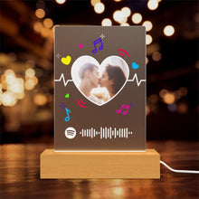Load image into Gallery viewer, Spotify Code Color Light(木质底座)
