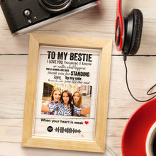 Load image into Gallery viewer, Custom Scannable Spotify Code Music Art Picture Frame Nignt Light Gift for Friends
