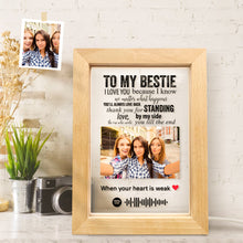 Load image into Gallery viewer, Custom Scannable Spotify Code Music Art Picture Frame Nignt Light Gift for Friends
