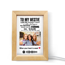 Load image into Gallery viewer, Custom Scannable Spotify Code Music Art Picture Frame Nignt Light Gift for Friends
