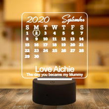Load image into Gallery viewer, Custom 3D night light best anniversary gift for wife and baby - MyPhotoKeychain
