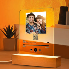 Load image into Gallery viewer, MV QR Code night-light（二维码亚克力板+夜光底座）
