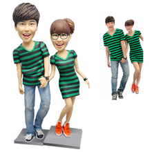 画像をギャラリービューアに読み込む, 全身双泥人B2H001-S
